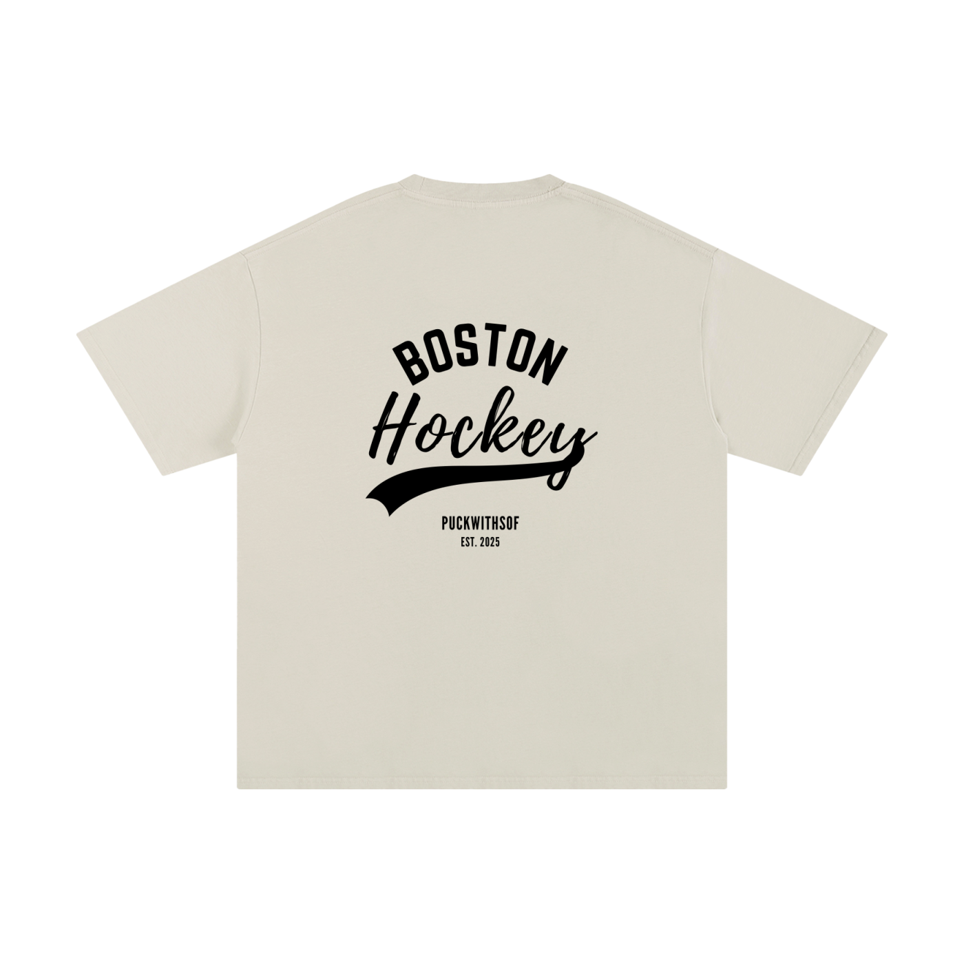 Unisex Boston Hockey Pure Cotton T-Shirt