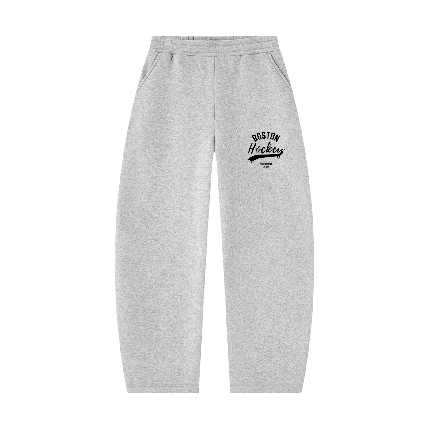 Unisex Boston Hockey Barrel Leg Sweatpants