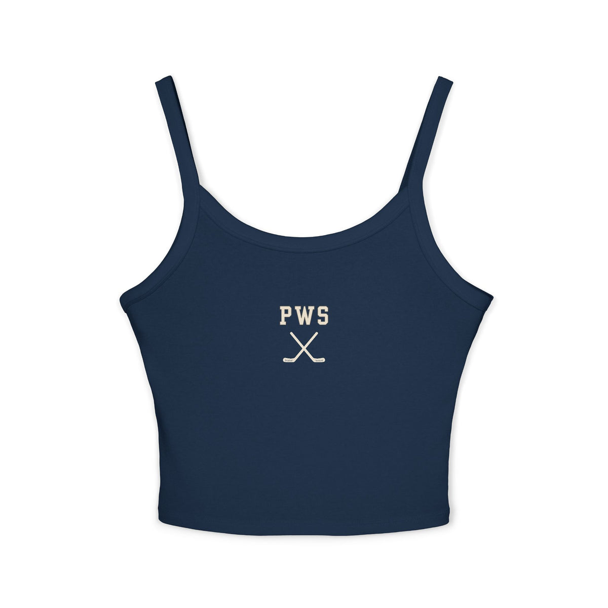 PWS Hockey Spaghetti Strap Tank — Women's Crop Top