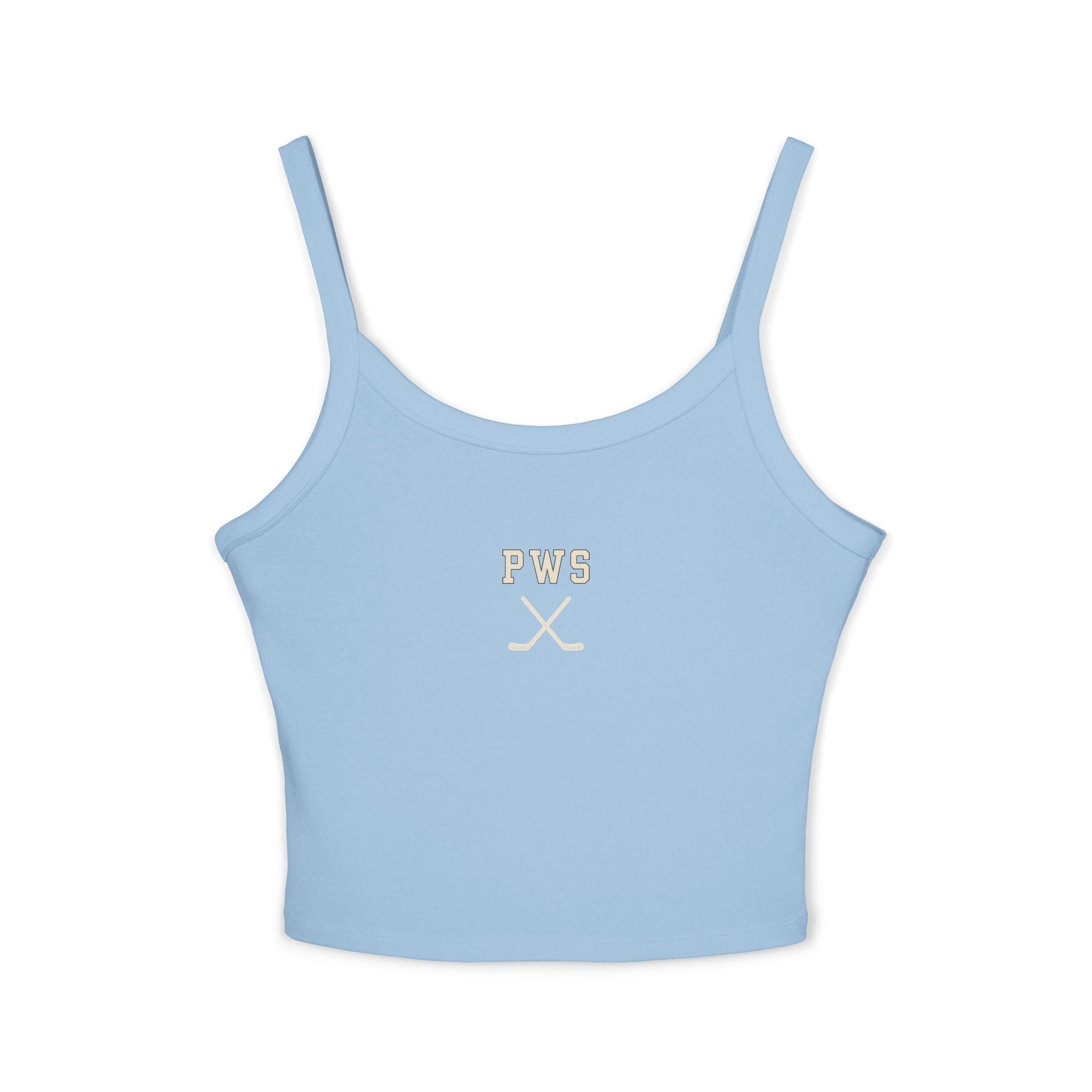 PWS Hockey Spaghetti Strap Tank — Women's Crop Top