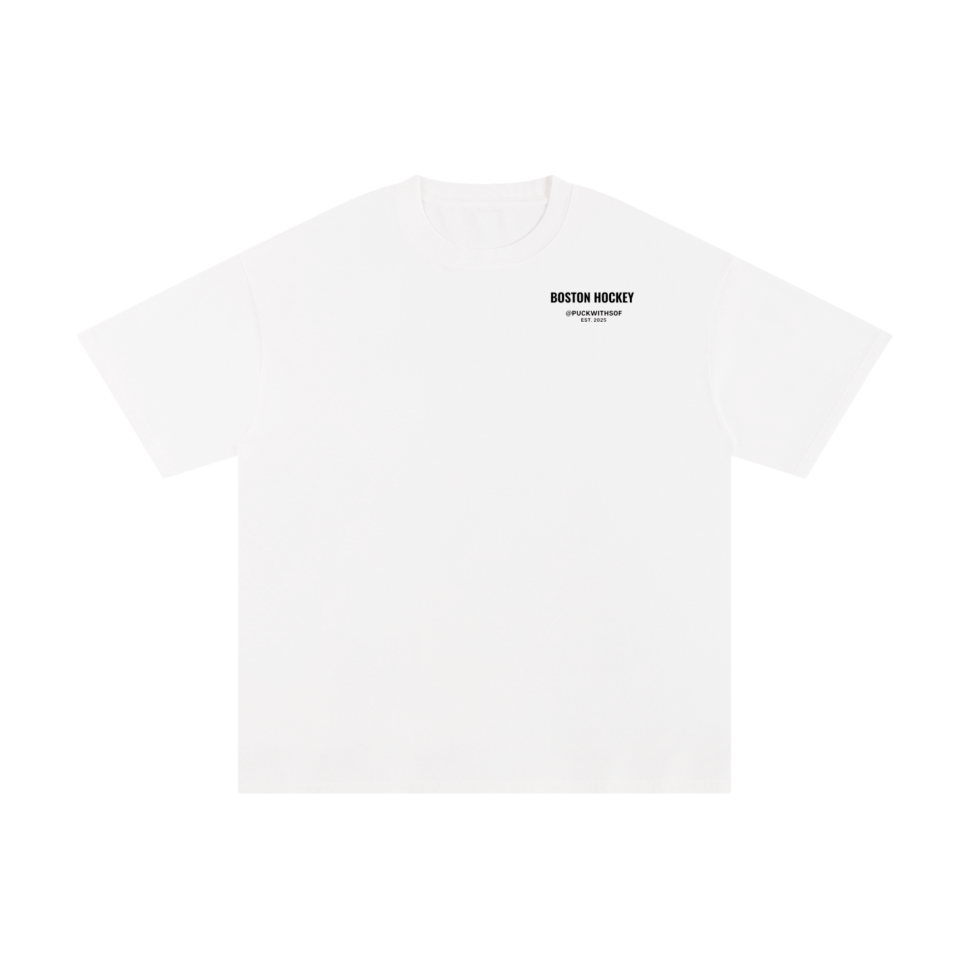 Unisex Boston Hockey Pure Cotton T-Shirt