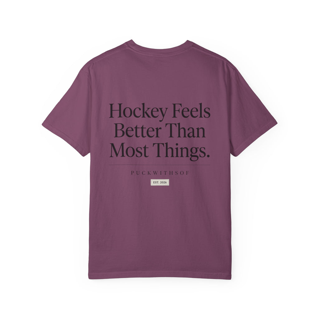 Hockey Feels Better Than Most Things PWS Basic Tee