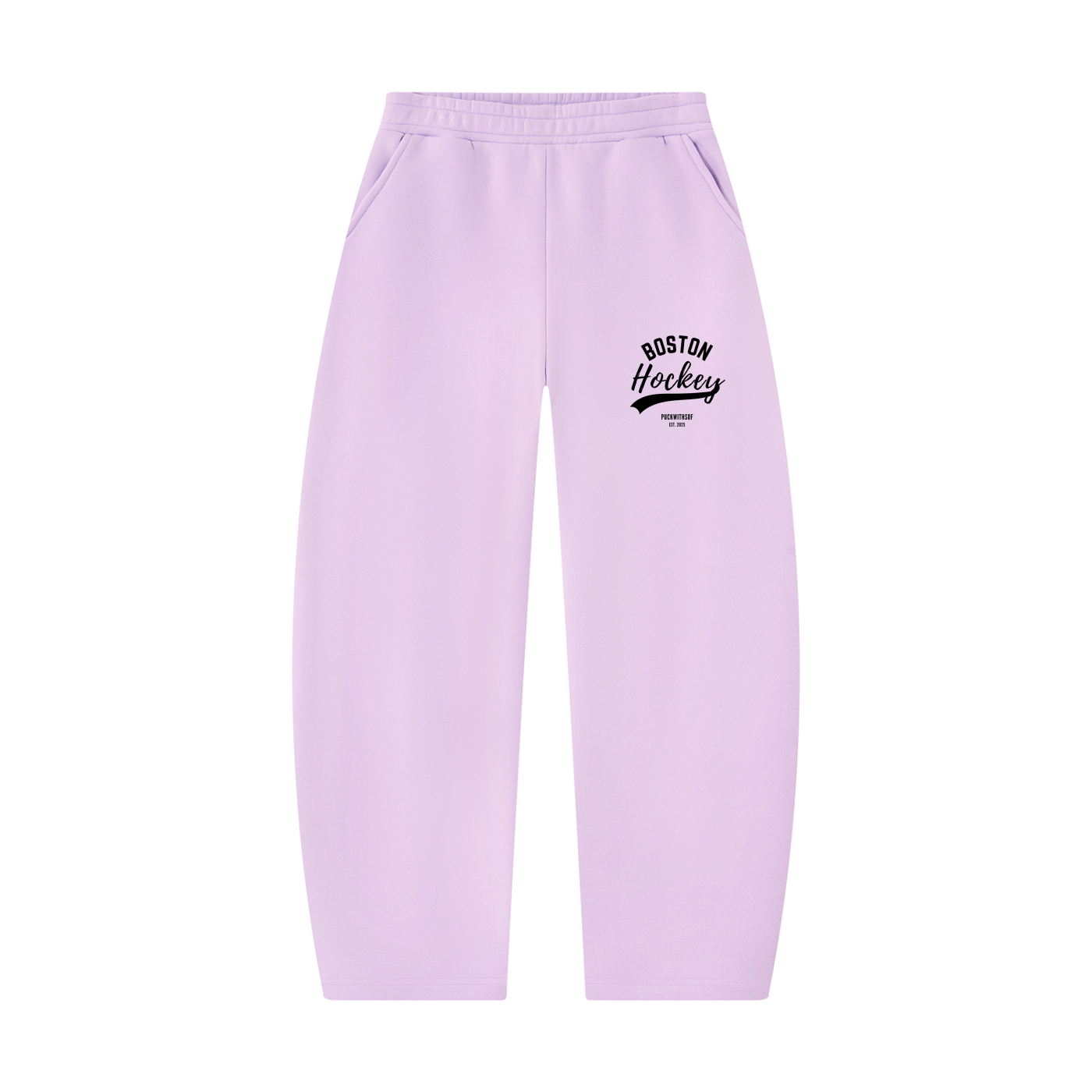 Unisex Boston Hockey Barrel Leg Sweatpants