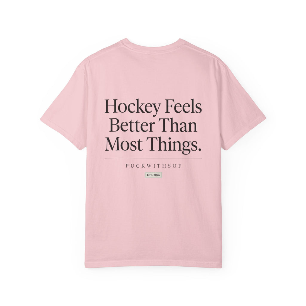 Hockey Feels Better Than Most Things PWS Basic Tee