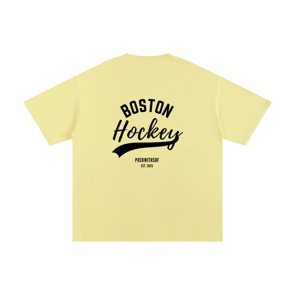 Unisex Boston Hockey Pure Cotton T-Shirt