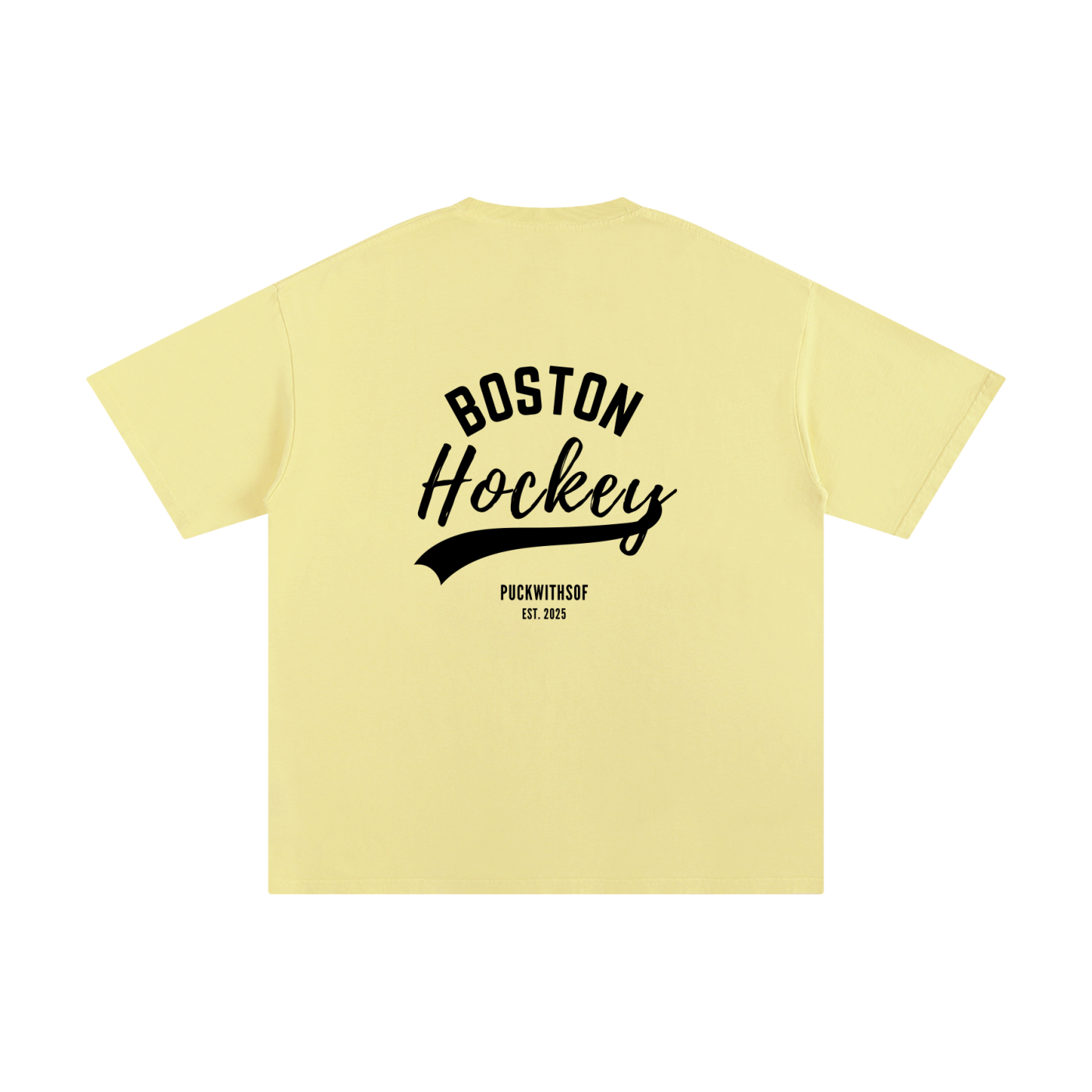 Unisex Boston Hockey Pure Cotton T-Shirt