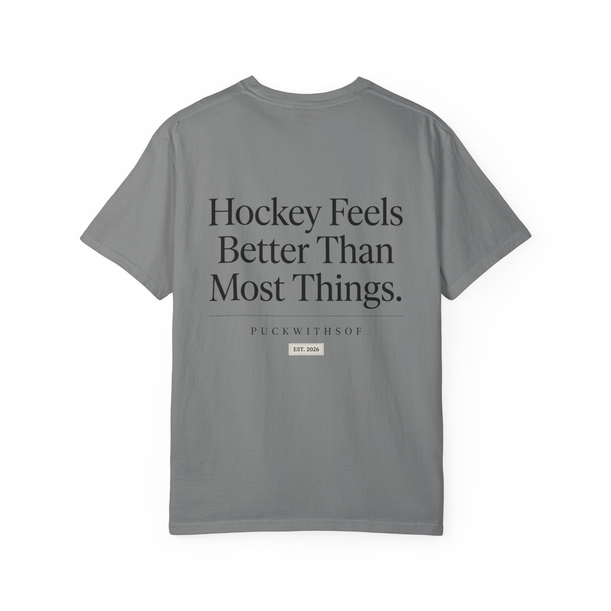 Hockey Feels Better Than Most Things PWS Basic Tee