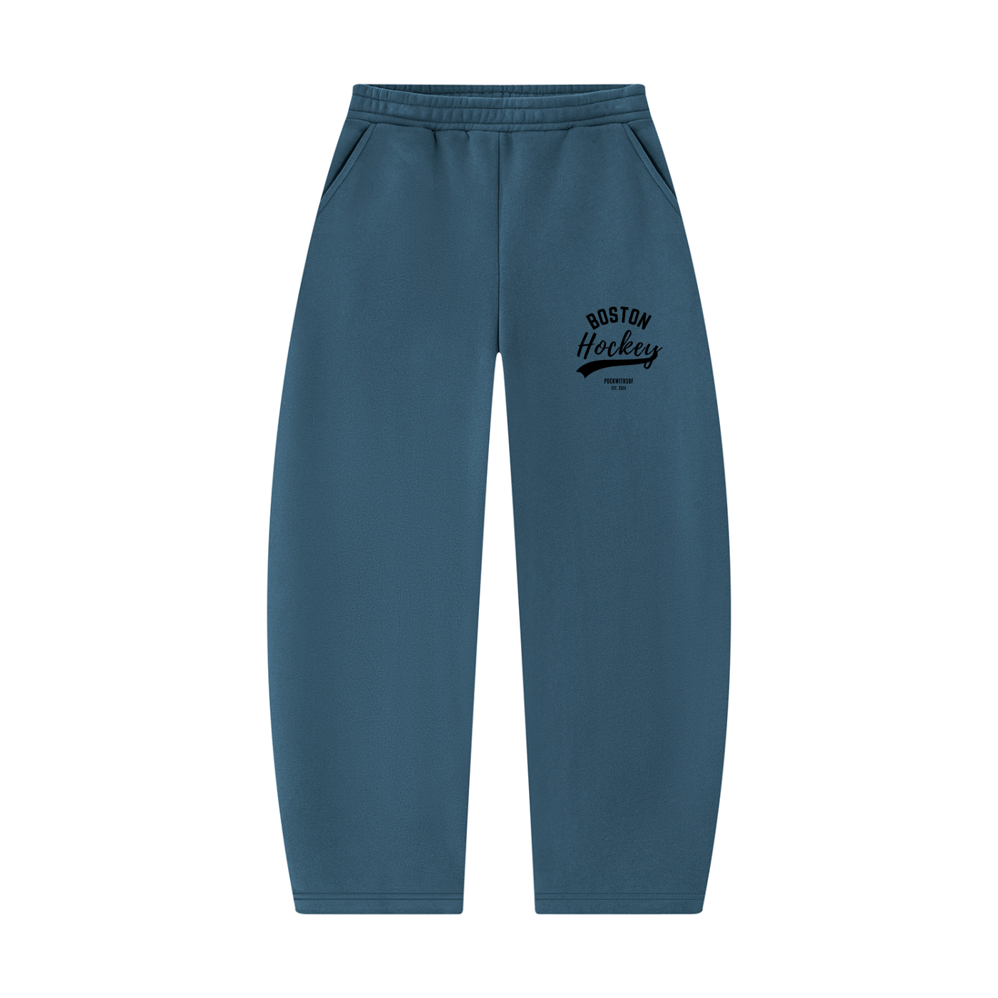 Unisex Boston Hockey Barrel Leg Sweatpants