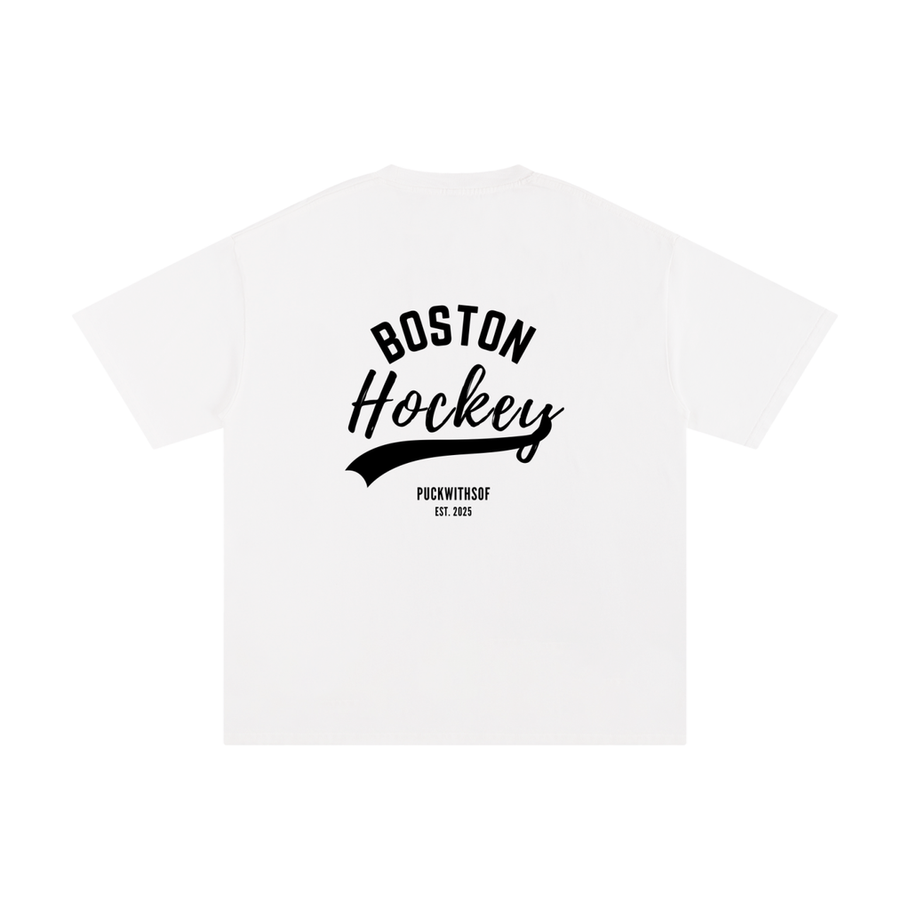 Unisex Boston Hockey Pure Cotton T-Shirt